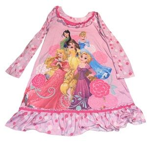 Used Girls Disney princess night gown size 7/8